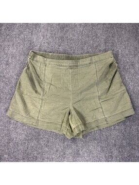 Lane Bryant Bermuda Shorts 26/28 Green Stretch Comfy Beach Summer 46x5.5